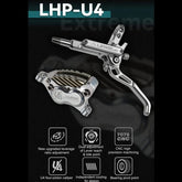 Lewis LHP+ U4 Axial Hydraulic Disc Brakes with Cooling Fins - 4 Pistons (Front & Rear)