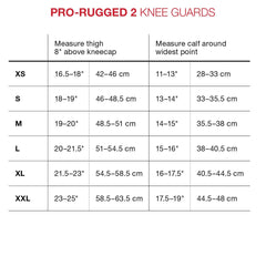 G-Form Pro Rugged 2 Mountain Bike MTB Knee Guards