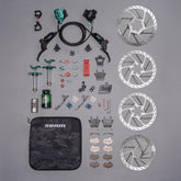 Sram Maven Ultimate Teal Splatter Expert Brakes Kit - 4 Piston (Front & Rear)