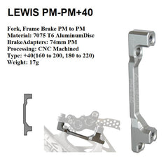 Lewis CNC Disc Brake Adapters 180 / 200 / 220mm