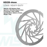 Lewis Heavy Duty Disc Brake Rotors - 2.3mm