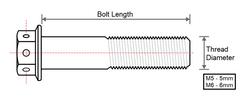 Titanium Hex Bolts - Grade 5