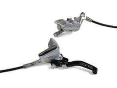 Hope Tech 3 E4 Hyduralic Disc Brake - Black Composite Hose (Front & Rear)