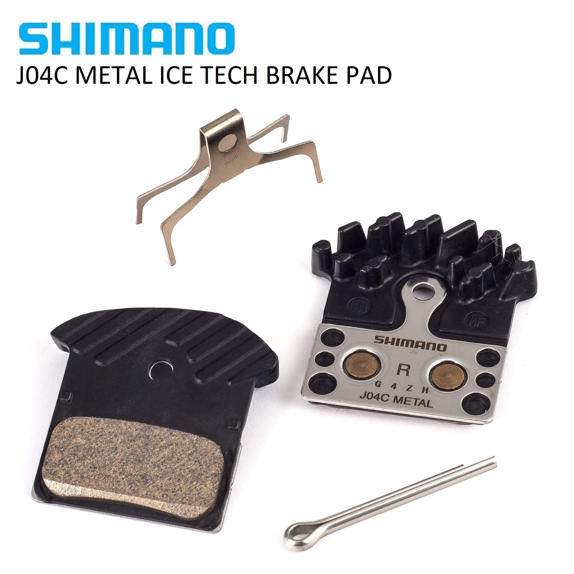 Shimano XTR-XT-SLX J04C Disc Brake Pads - Metal - The PM Cycles - Singapore | Fidlock - Forbidden Bike