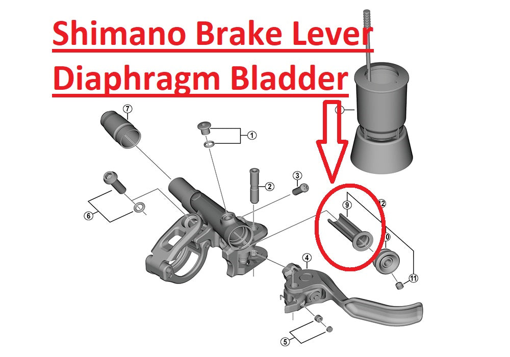 Shimano Brake Lever Diaphragm - XTR/XT/SLX/Saint