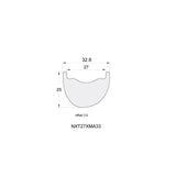 Nextie Premium Asymmetric Carbon Rims - 27mm