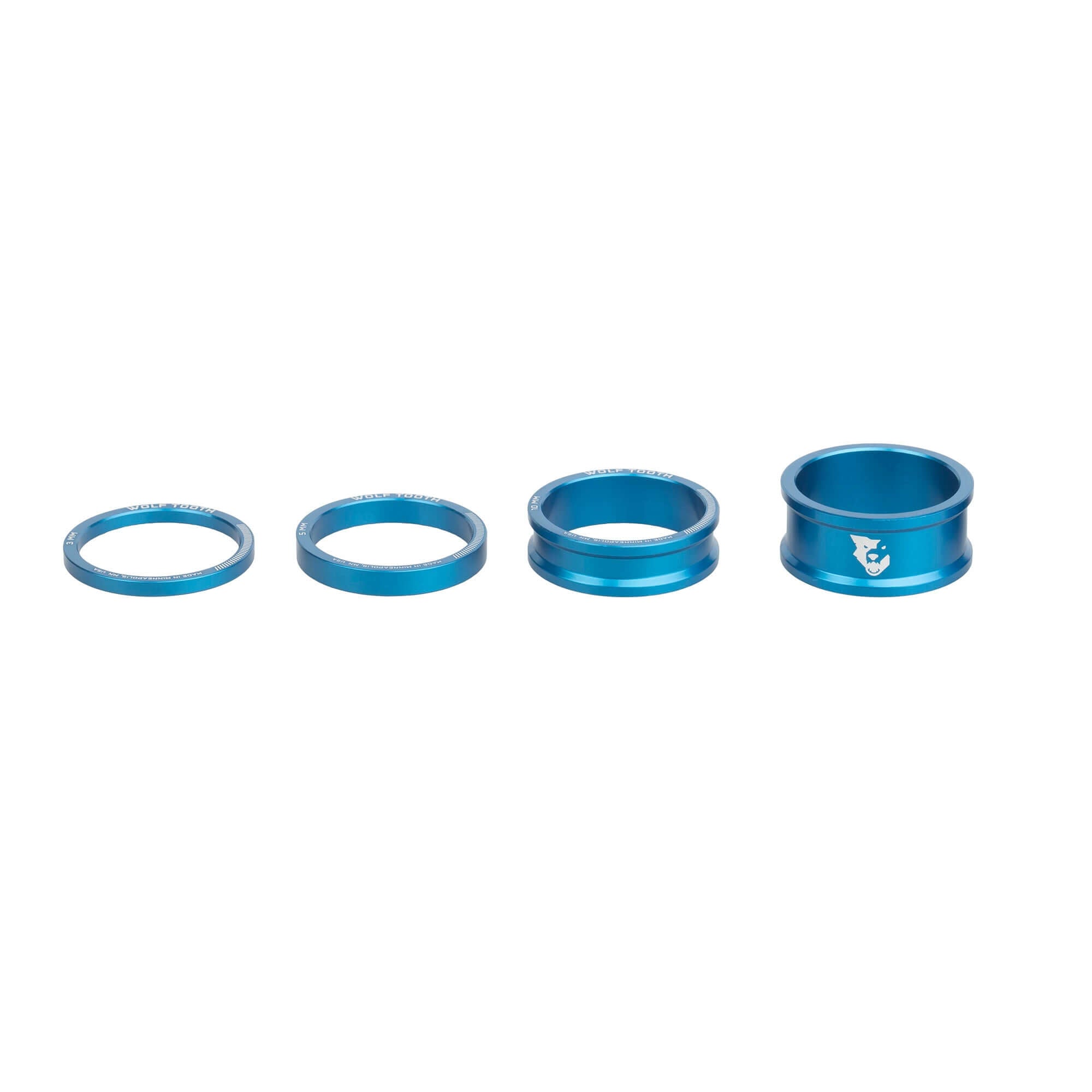 Wolf Tooth Precision Headset Spacers Kit Set - 4pc pack