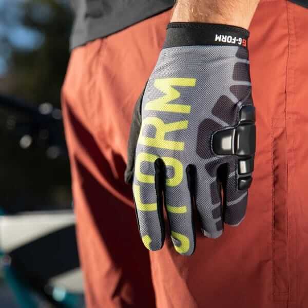 G-Form Sorata Mountain Bike MTB Gloves - Acid Green